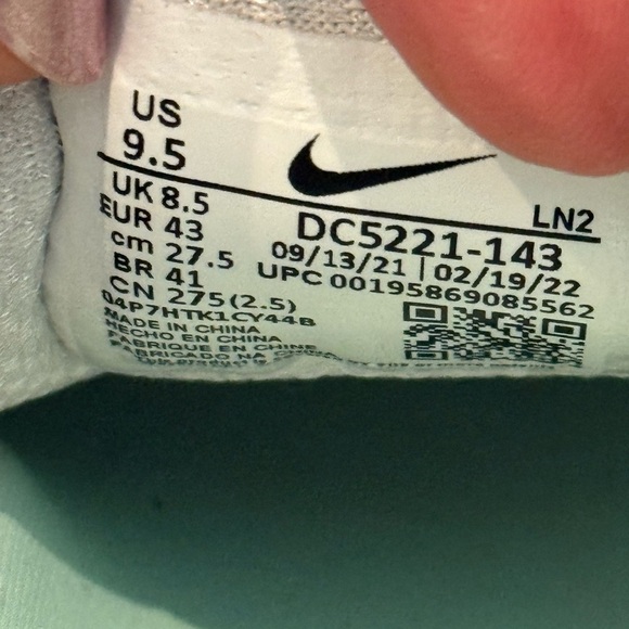 NEW Nike Air Zoom Infinity Tour Next% Golf Shoes Sneakers Mint Teal Men 9.5 main image 5